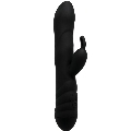 adrien lastic - twister masajeador vibrador y rotador rabbit negro