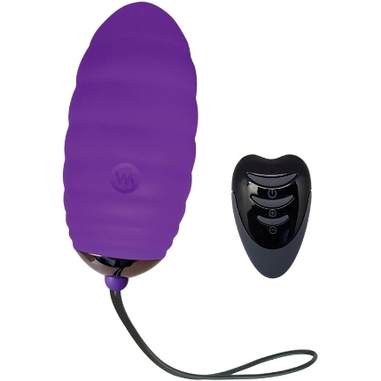 adrien lastic - ocean breeze 2.0 rechargeable vibrating egg remote control violet D-237033