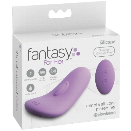 fantasy for her - masajeador silicona por control remoto panty