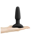 Plug Anal B-Vibe com vibração e comando Rimming 2 Petite Preto,D-217118