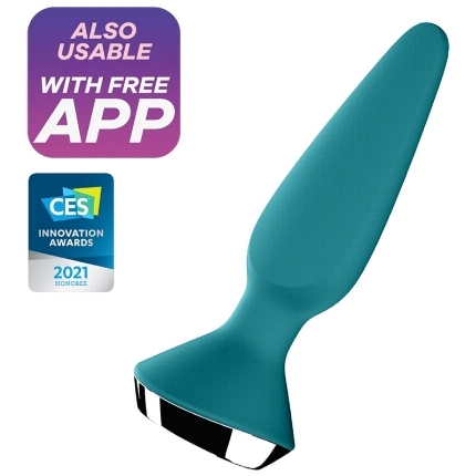 Plug Anal com Vibração Satisfyer Ilicious 2 com App e Recarregável Verde,D-229504