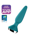 Plug Anal com Vibração Satisfyer Ilicious 2 com App e Recarregável Verde,D-229504