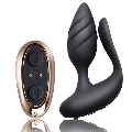 Vibrador para Casais para Ânus, Vagina e Clitóris Rocks-off Cocktail com Comando 