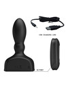 mr play - black inflatable anal plug remote control D-226632