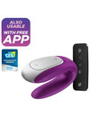 satisfyer - double fun partner vibrator purple D-229245