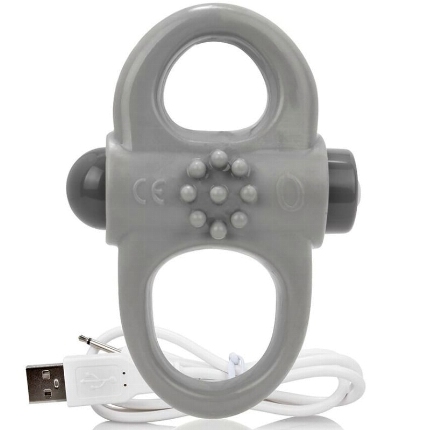 screaming o - rechargeable vibrating ring yoga gray D-212490