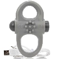 screaming o - rechargeable vibrating ring yoga gray