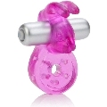 california exotics - micro vibe arouser bunny anillo vibrador rosa