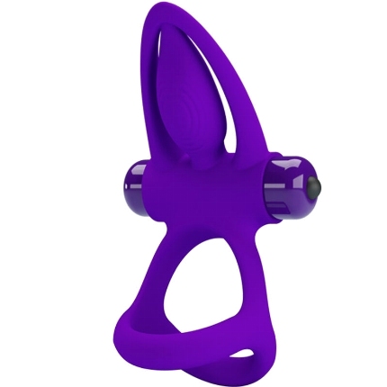 pretty love - vibrator ring 10 vibrations violet silicone D-236074