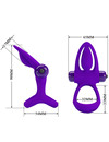 pretty love - vibrator ring 10 vibrations violet silicone D-236074