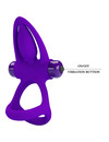 pretty love - vibrator ring 10 vibrations violet silicone D-236074