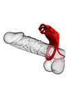 pretty love - ruben vibrator ring 7 vibrations silicone red D-236075