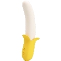 Vibrador Pretty Love Banana Knight Super Power 7 Amarelo