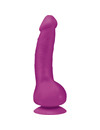 g-vibe - greal mini fuchsia silicone vibrator dildo D-236157