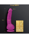 g-vibe - greal mini fuchsia silicone vibrator dildo D-236157