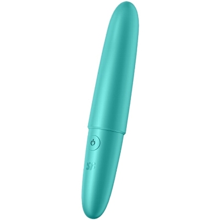 satisfyer - ultra power bullet 6 bala vibradora turquesa