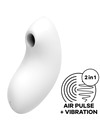 satisfyer - vulva lover 2 air pulse stimulator vibrator white D-232180