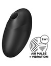 satisfyer - vulva lover 3 air pulse stimulator vibrator black D-232922