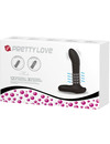 Plug Anal Pretty Love com Vibração e Rotação Preto,D-220352