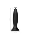 Plug Anal Mr Play com Vibração e Recarregável Preto,D-226634