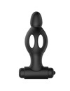 Plug Anal Mr Play Silli com Vibração Preto,D-226639