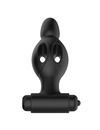 Plug Anal Mr Play Silli com Vibração Preto,D-226639