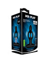 Plug Anal Mr Play Silli com Vibração Preto,D-226639