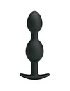 Plug Anal Pretty Love Balls Preto 12.5 cm,D-211807