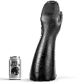 Plug Anal All Black Fisting Preto 39 cm