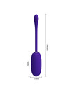 pretty love - julius waterproof-rechargeable vibrating egg purple D-238699