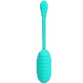 pretty love - kirk rechargeable vibrating egg aqua green