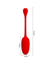 pretty love - knucker red rechargeable vibrating egg D-238720