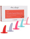 5x Dilatadores Vaginais Caliexotics Multicoloridos,D-224021