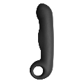 electrastim - ovid silicone negro dildo