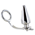 Plug Anal Metal Hard com Cockring 2