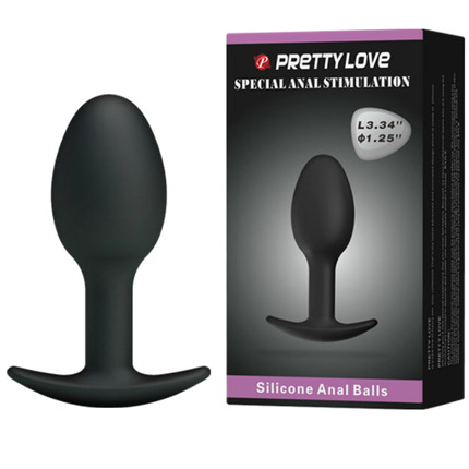 Plug Anal Pretty Love Preto 6.5 cm,D-211806