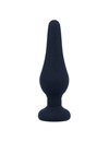 intense - anal plug pipo s black silicone 9.8 cm D-216039