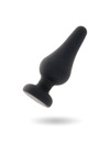 intense - anal plug pipo s black silicone 9.8 cm D-216039