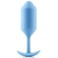 b-vibe - snug anal plug 3 sky blue