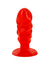 Plug Anal Baile com Ventosa Vermelho,D-219255