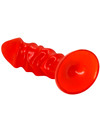 Plug Anal Baile com Ventosa Vermelho,D-219255