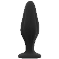 Plug Anal OhMama Thin Preto 12 cm