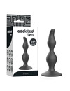 Plug Anal Addicted Toys Sexual Preto 12 cm,D-227615