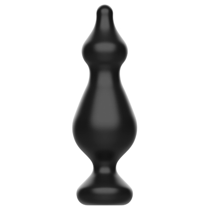 Plug Anal Addicted Toys Sexual Preto 13.6 cm,D-227616