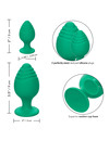 california exotics - cheeky buttplug green D-228503