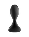 Plug Anal Satisfyer trendsetter com Vibração e App Preto,D-231267