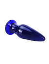 Plug Anal Toyjoy Shining Vidro Azul,D-233105