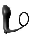 Plug Anal com Cockring e Vibração Anal Fantasy Elite Collection Ass-Gasm,D-236537