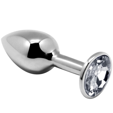 alive - anal pleasure mini plug metal blanco talla s