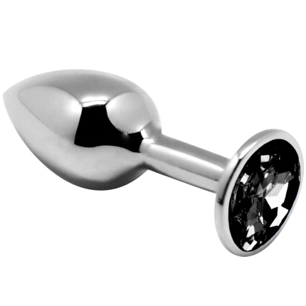 alive - anal pleasure mini plug metal negro talla s